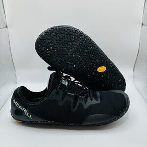 Merrell Vapor Glove 5 Shoes Mens Size 9.5 Black Barefoot Vibram Minimal Running